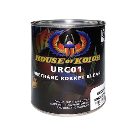 House Of Kolor URETHANE ROKKET CLEAR Quart URC01.Q01